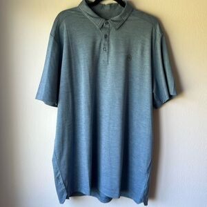 NWT Travis Mathew Blue Polo Shirt XXL